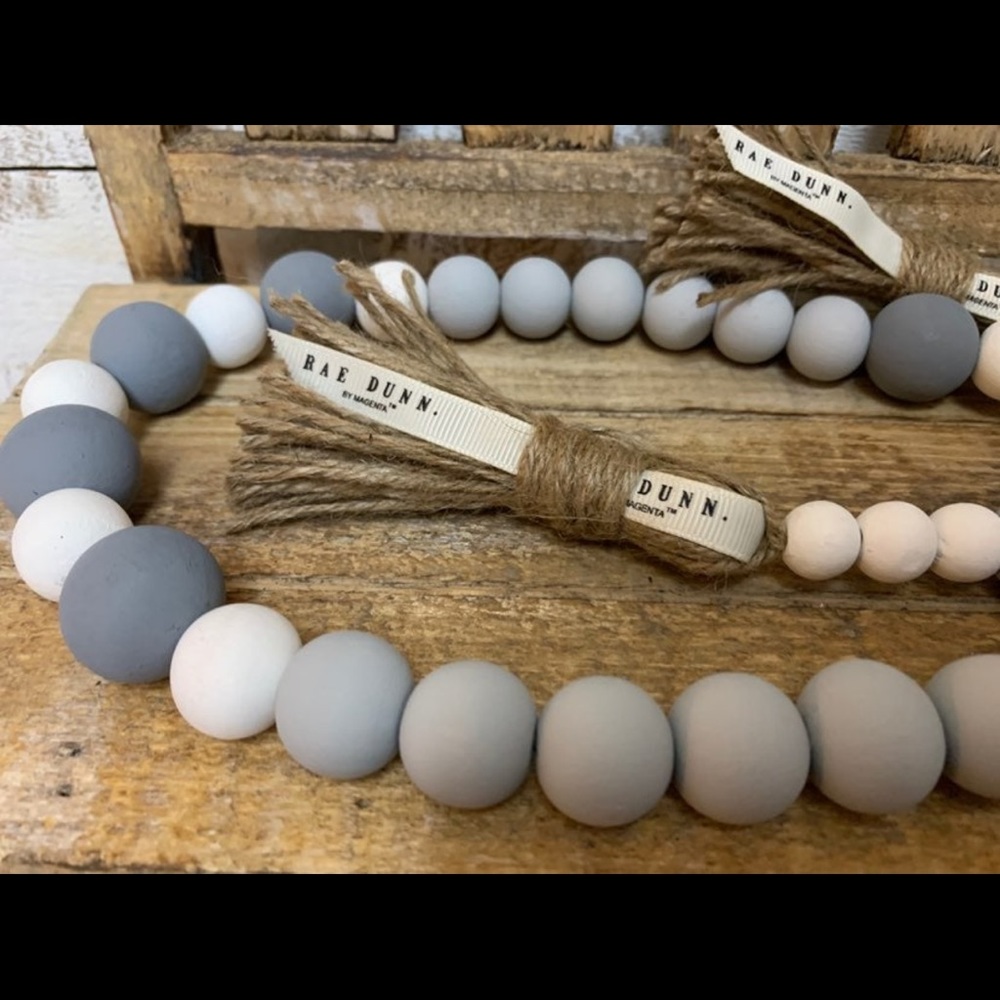 Wood Bead Garland - Picture 2 of 9